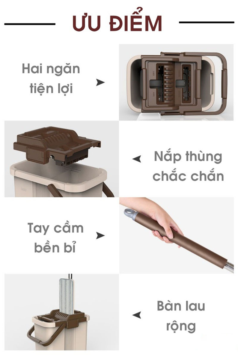 cách sử dụng cây lau nhà