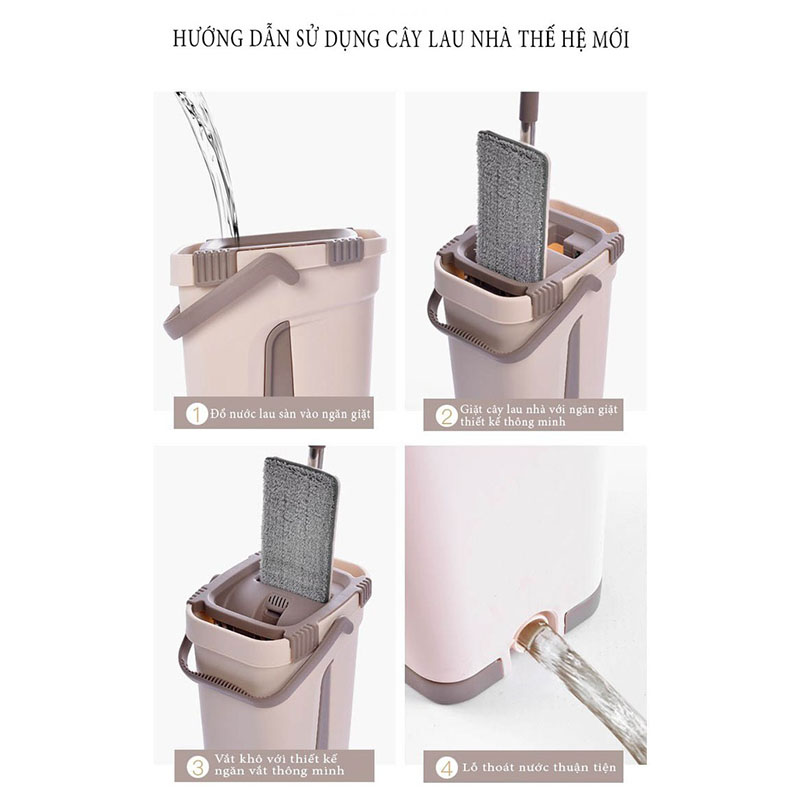 cách sử dụng cây lau nhà
