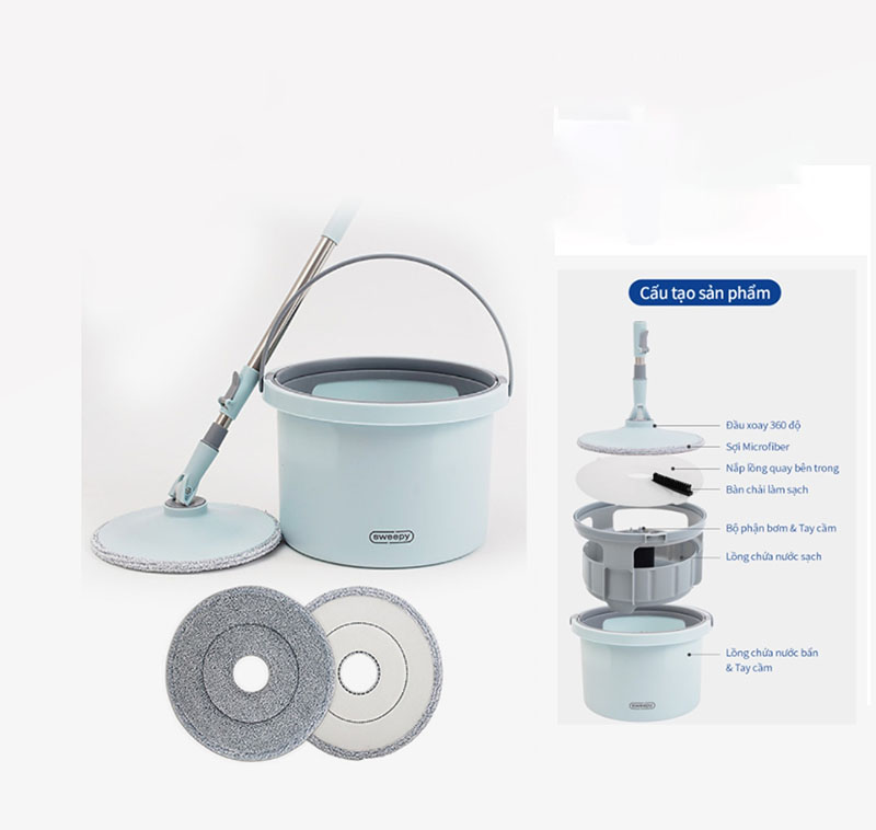 cách sử dụng cây lau nhà