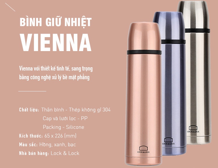 giá bình giữ nhiệt lock&lock 500ml