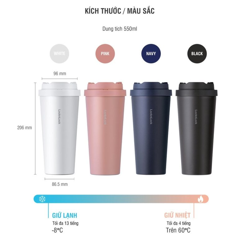 giá bình giữ nhiệt lock&lock 500ml