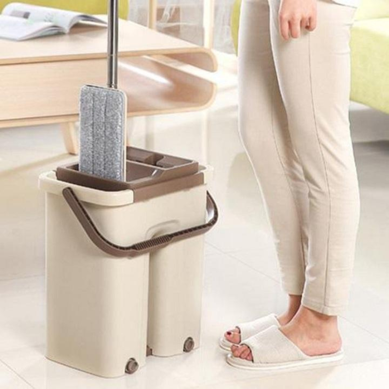 review cây lau nhà tự vắt thông minh