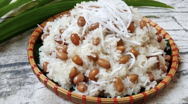 cách nấu xôi bằng nồi cơm điện