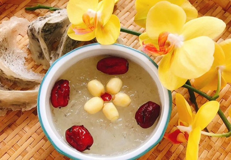 Chưng yến bằng nồi áp suất
