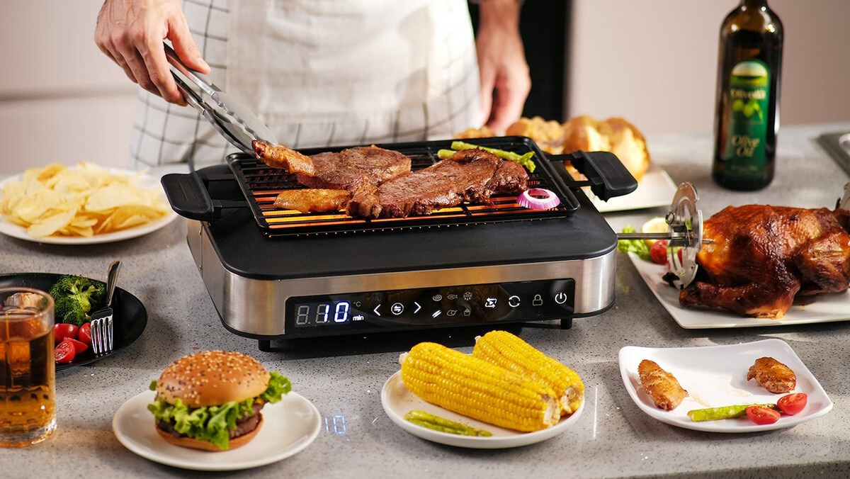 hướng dẫn sử dụng bếp nướng điện không khói