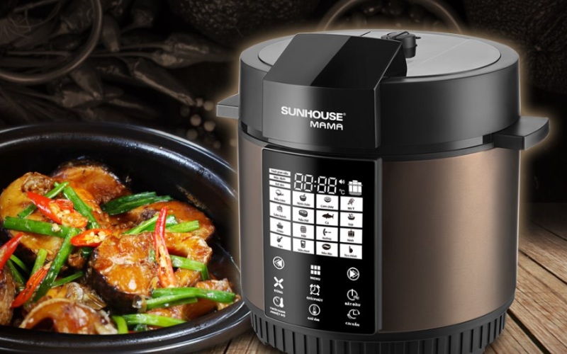 kho cá bằng nồi áp suất
