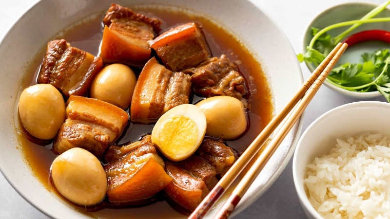 Kho thịt bằng nồi áp suất