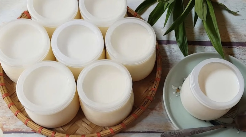 làm sữa chua bằng nồi cơm điện