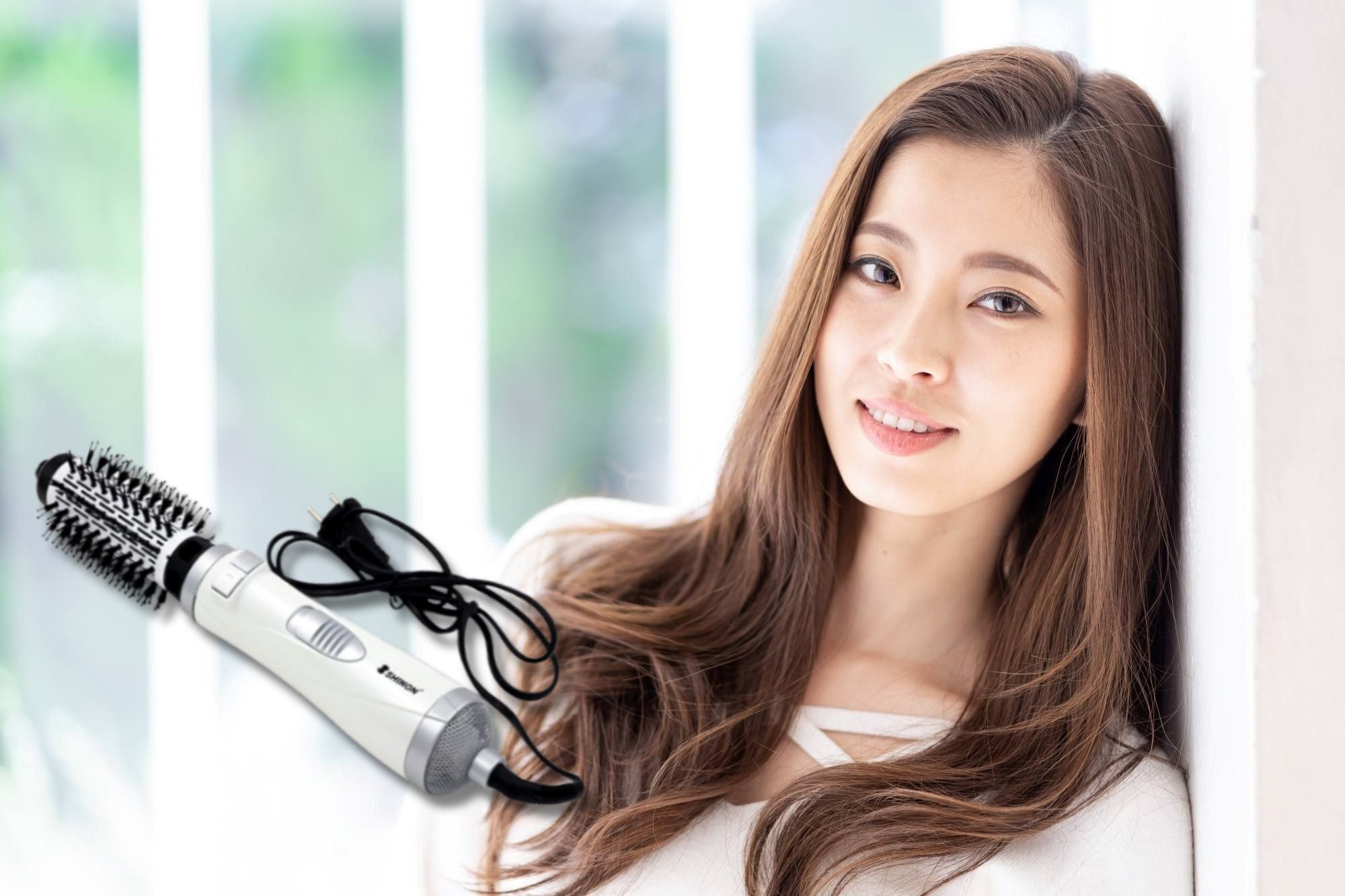 lược sấy tóc tạo kiểu