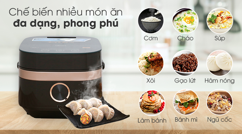 nồi cơm nấu gạo lứt