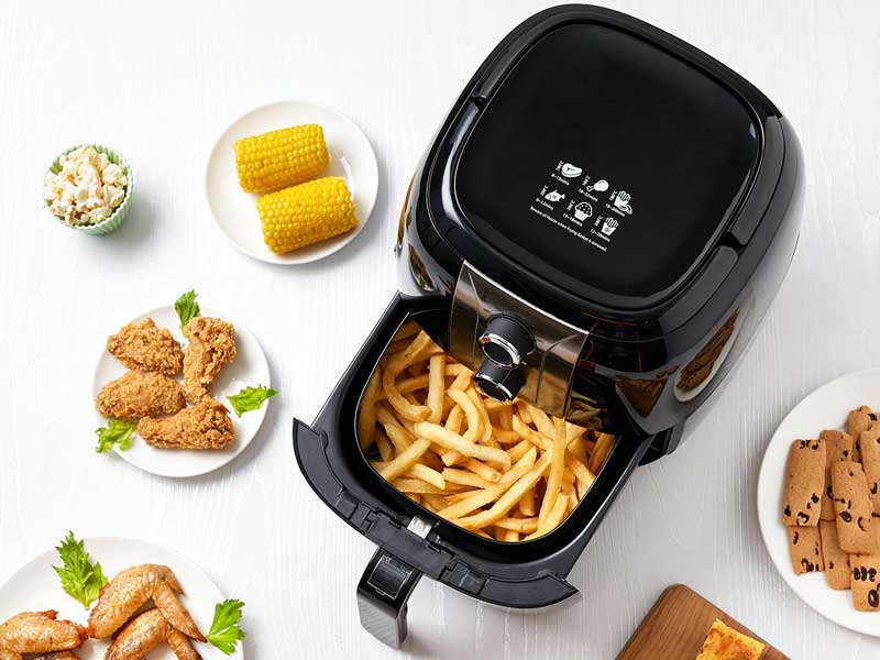cách làm khoai tây chiên bằng nồi chiên không dầu