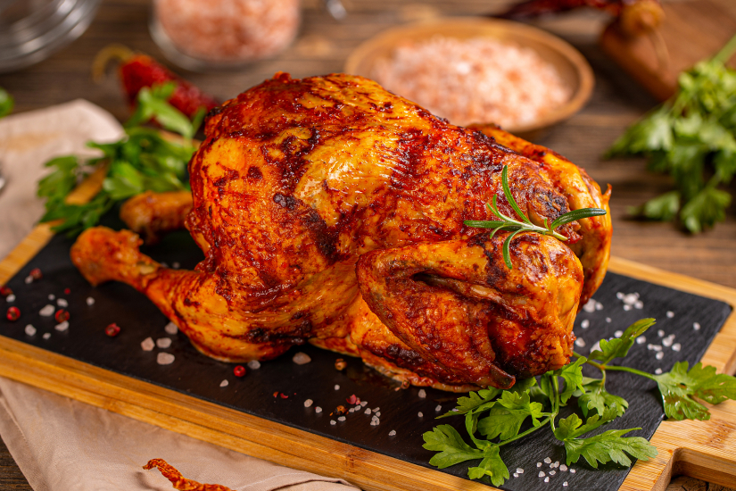 Nướng gà bằng nồi chiên không dầu