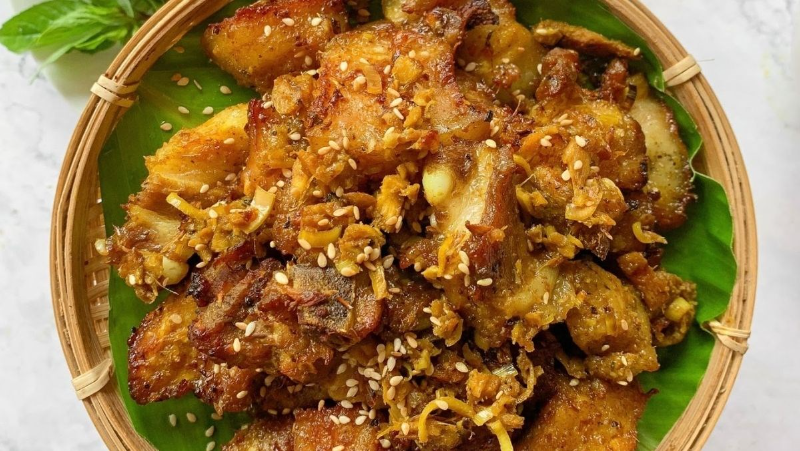 Nướng thịt bằng nồi chiên không dầu