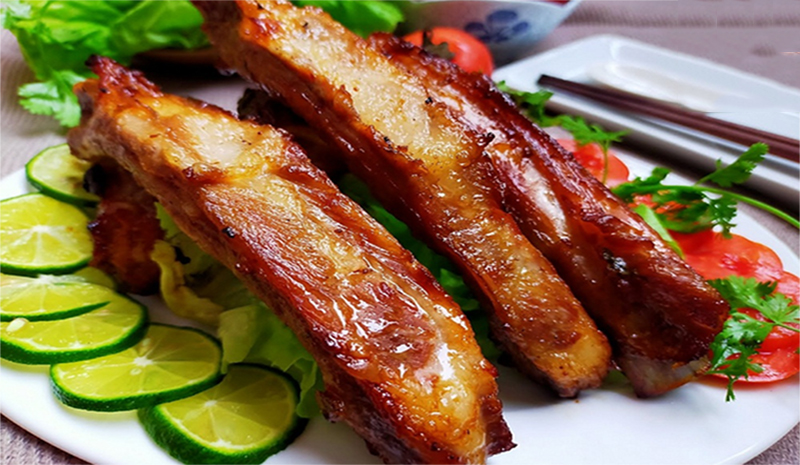 Nướng thịt bằng nồi chiên không dầu