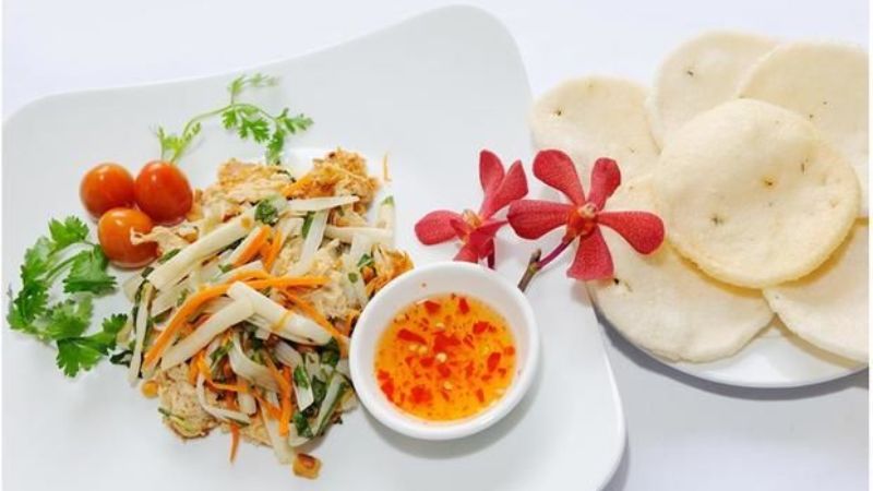 Rán phồng tôm bằng nồi chiên không dầu